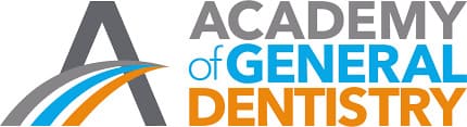 Academy of general dentistry logo.