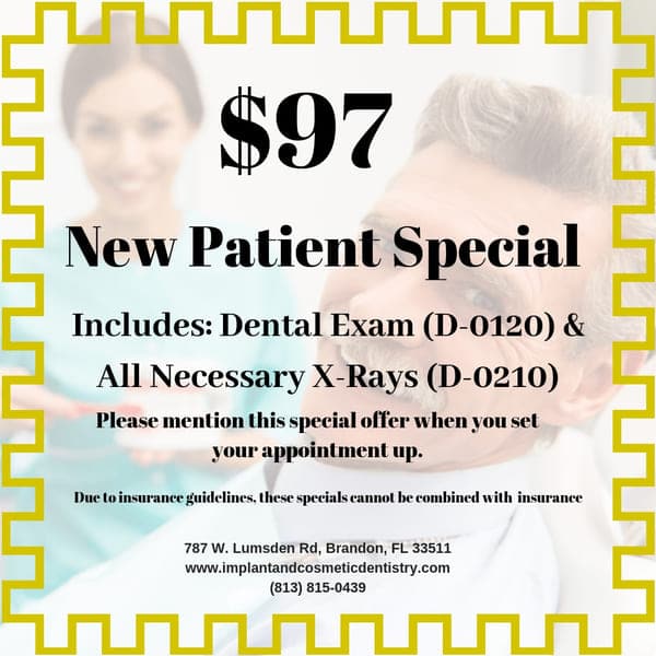 New patient dental cleaning special for $